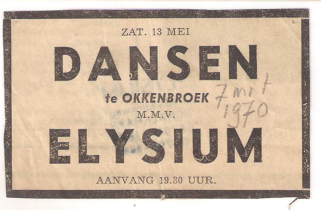 Dansen in Okkenbroek 1970