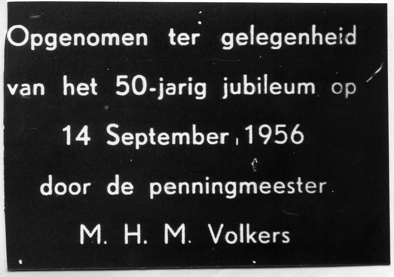 02 50-jarig jubileum 14 september 1956