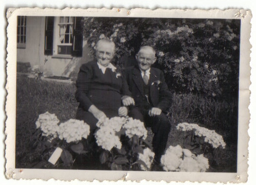 Echtpaar Van Ens - Brandsma 50 jaar getrouwd 1946